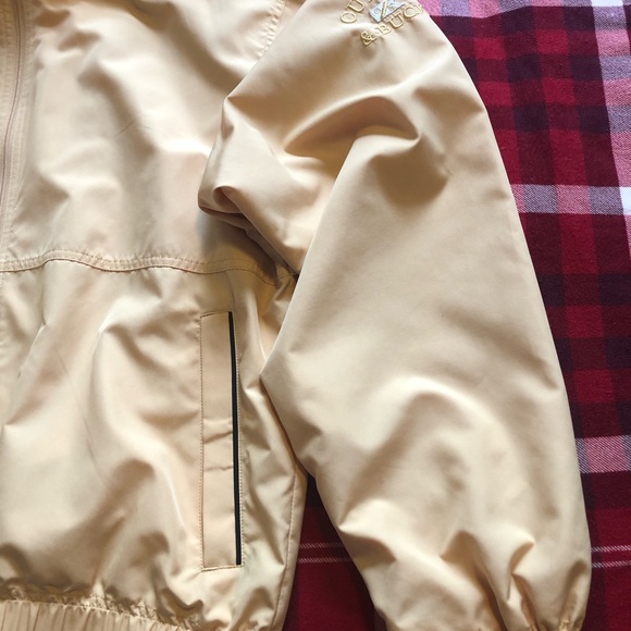 Cutter & Buck Men’s Medium Yellow Nautical Windbreaker Casual Sport Jacket - Picture 6 of 16